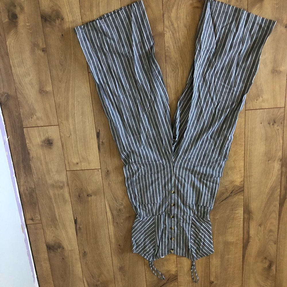 Striped jumpsuit